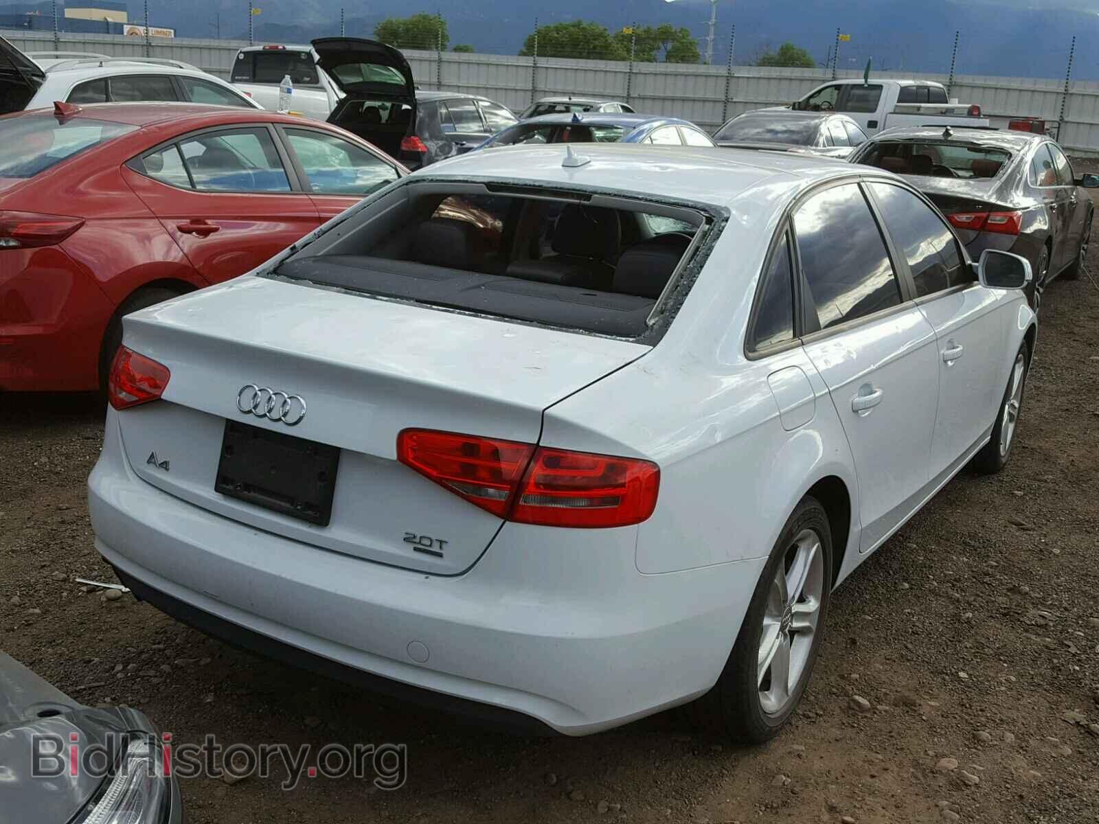 2013 AUDI A4 - VIN: WAUBFAFL2DA174079 - Фото 4