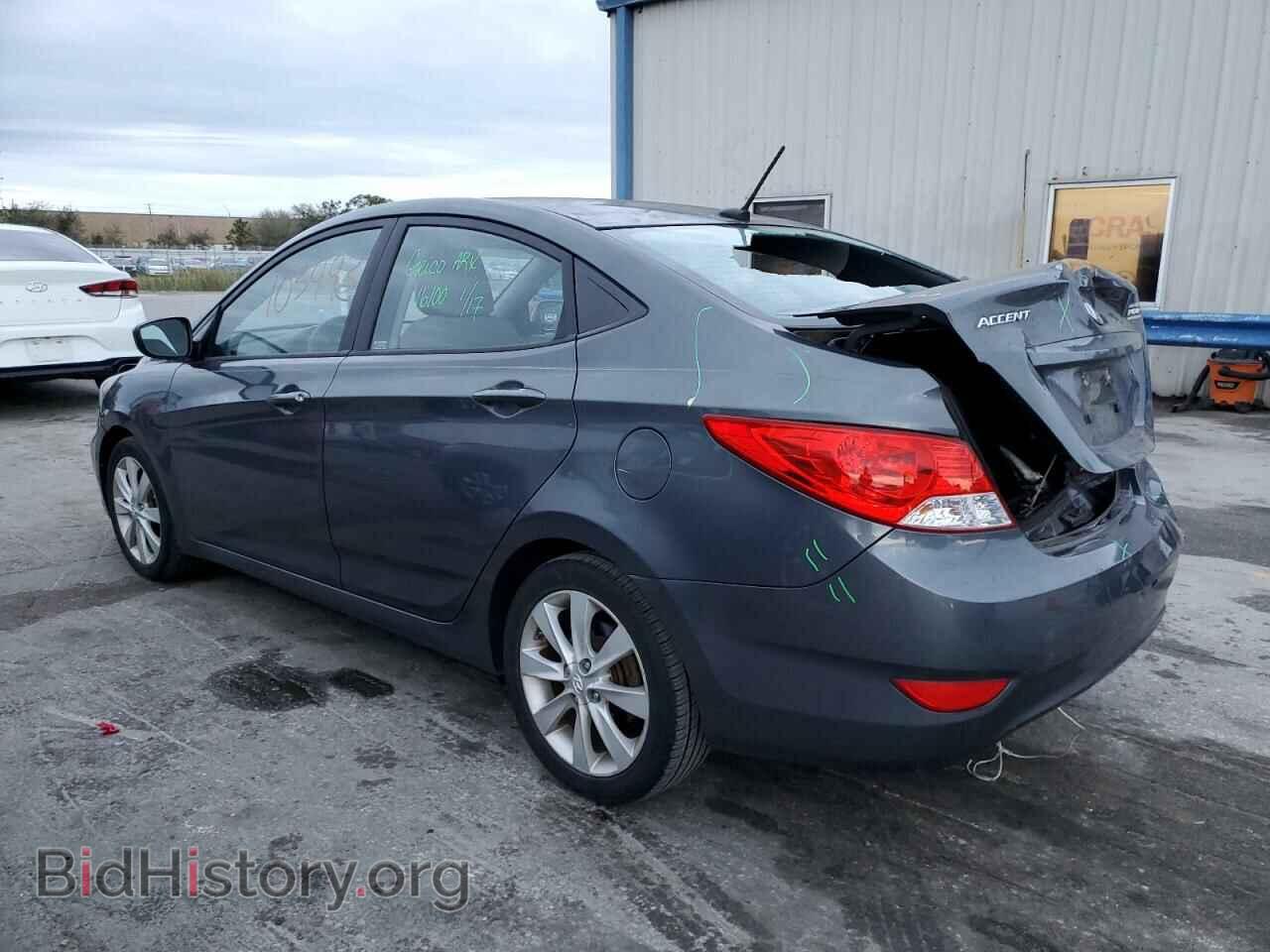 2013 HYUNDAI ACCENT - VIN: KMHCU4AEXDU315529 - Фото 2