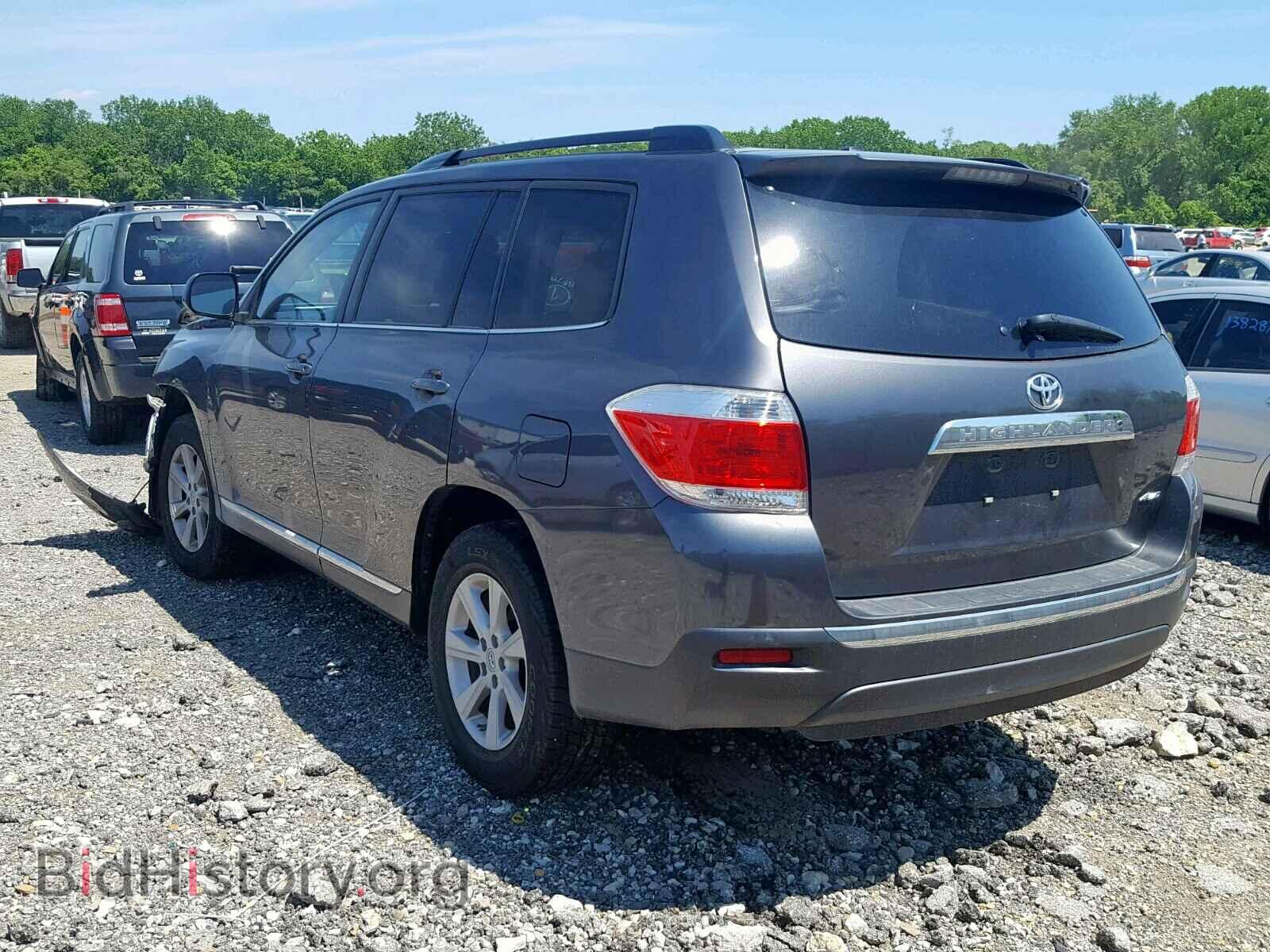 2012 TOYOTA HIGHLANDER - VIN: 5TDBK3EH4CS169247 - Фото 3