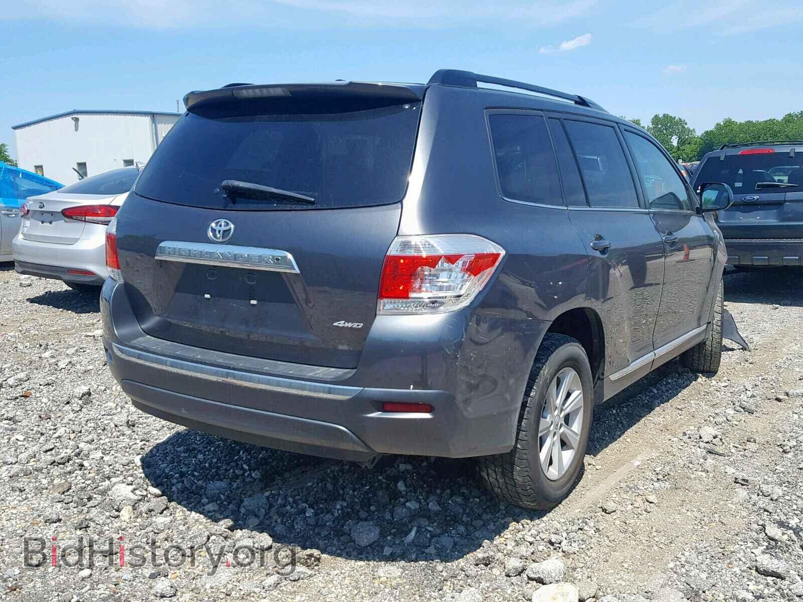 2012 TOYOTA HIGHLANDER - VIN: 5TDBK3EH4CS169247 - Фото 4