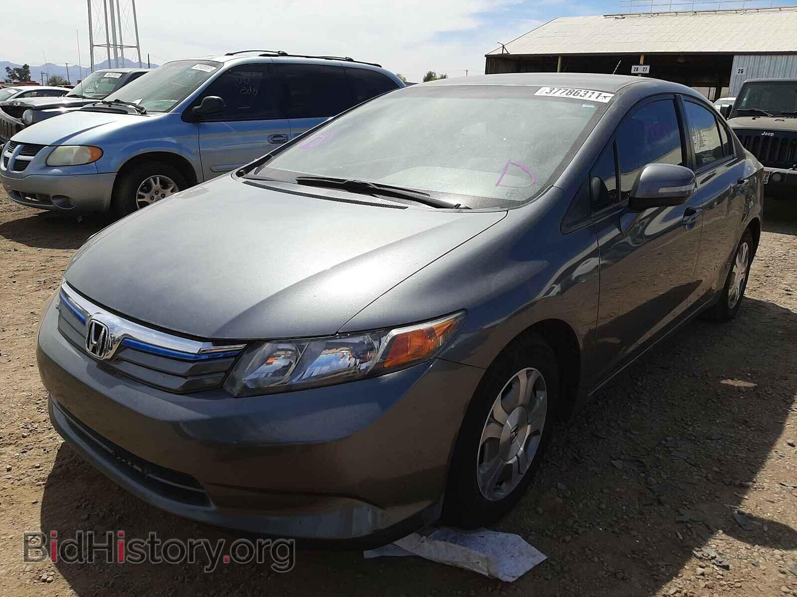2012 HONDA CIVIC - VIN: JHMFB4F36CS006325 - Фото 2