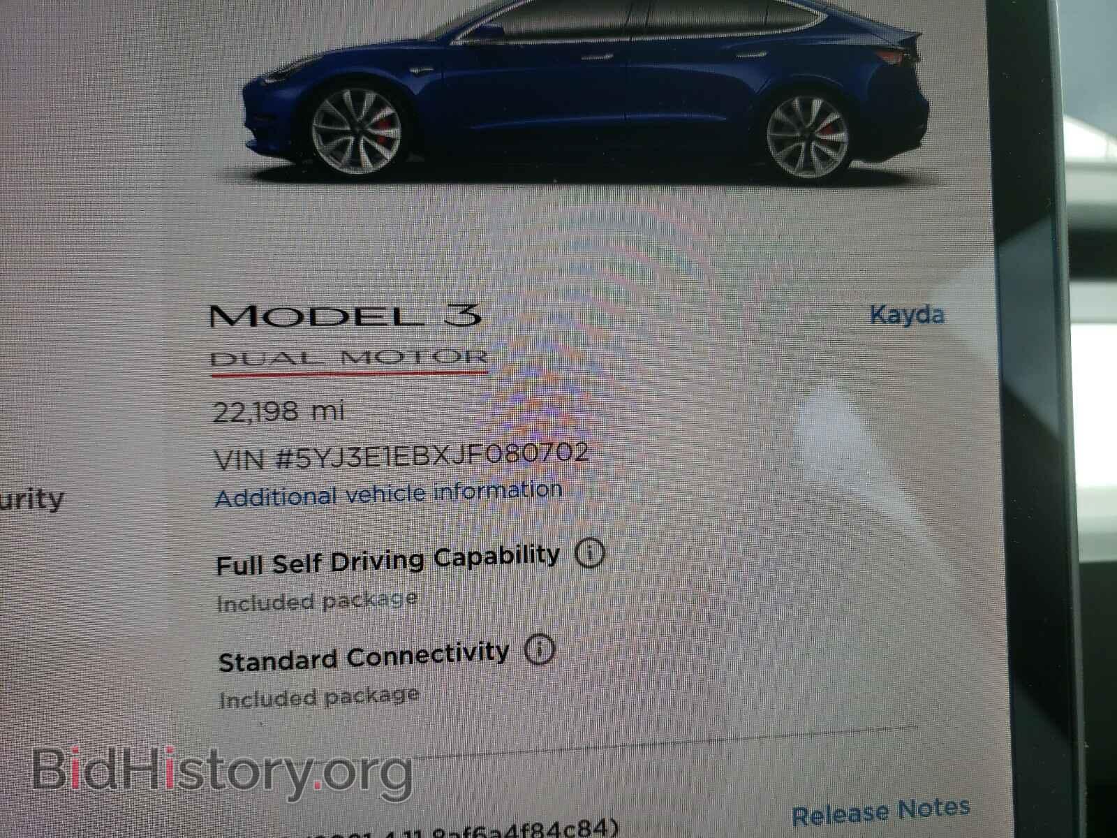 2018 TESLA MODEL 3 - VIN: 5YJ3E1EBXJF080702 - Фото 8