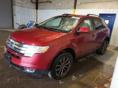 2008 Ford EDGE SEL, red — VIN 2FMDK48C08BB30545, Copart