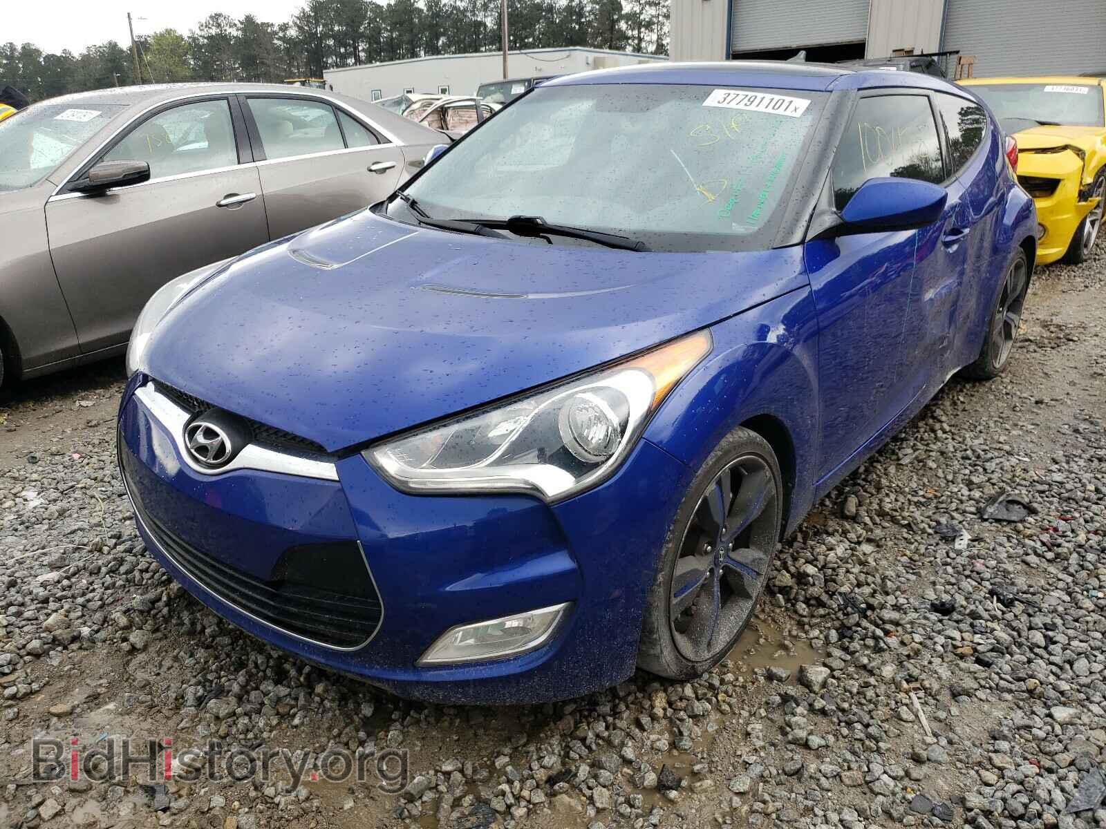2012 HYUNDAI VELOSTER - VIN: KMHTC6AD9CU080481 - Фото 2