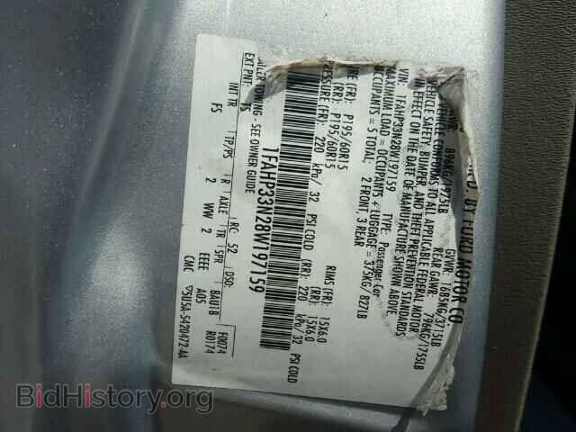 2008 FORD FOCUS - VIN: 1FAHP33N28W197159 - Фото 10