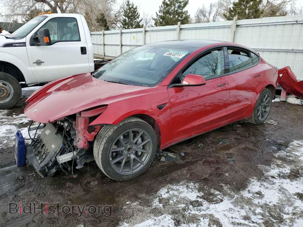 Photo 5YJ3E1EA4NF185748 - TESLA MODEL 3 2022