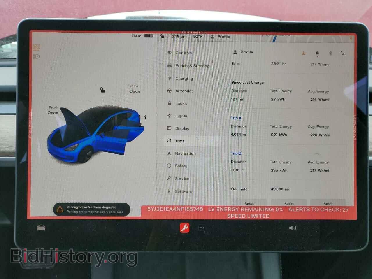 2022 TESLA MODEL 3 - VIN: 5YJ3E1EA4NF185748 - Photo 9