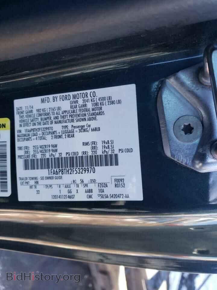 2015 FORD MUSTANG - VIN: 1FA6P8TH2F5329970 - Фото 10