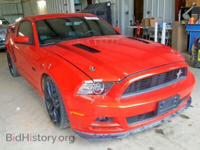 2013 Ford MUSTANG GT, красный — VIN 1ZVBP8CF9D5282017, Copart