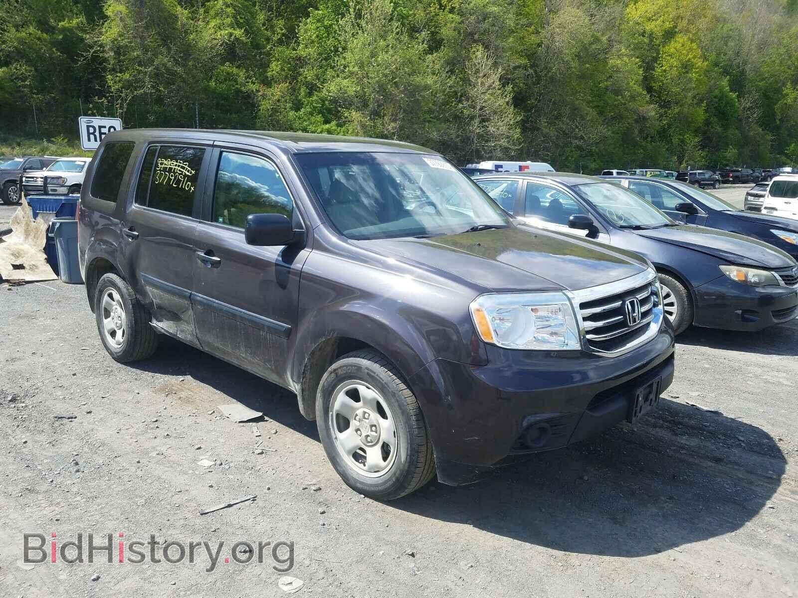 Фотография 5FNYF4H28CB009842 - HONDA PILOT 2012