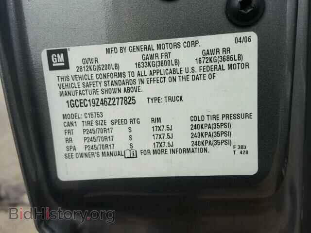 2006 CHEVROLET SILVERADO - VIN: 1GCEC19Z46Z277825 - Фото 10