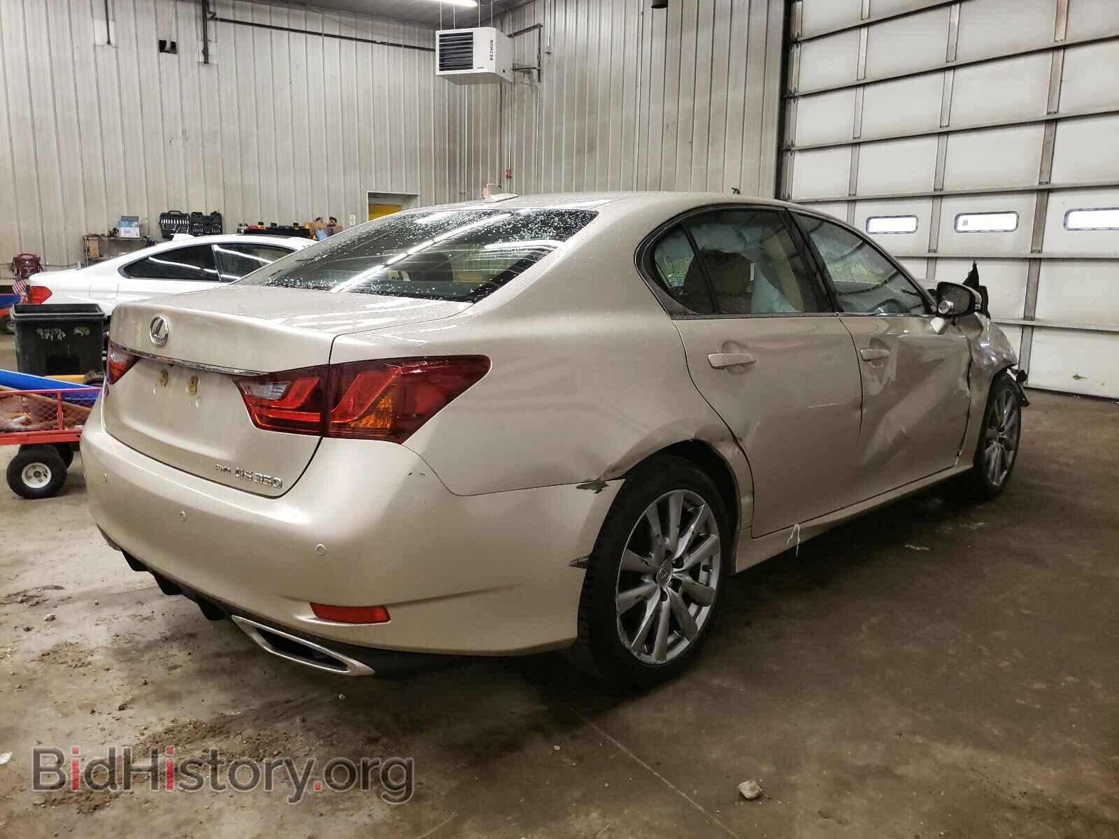 2013 LEXUS GS350 - VIN: JTHCE1BL2D5003484 - Фото 4