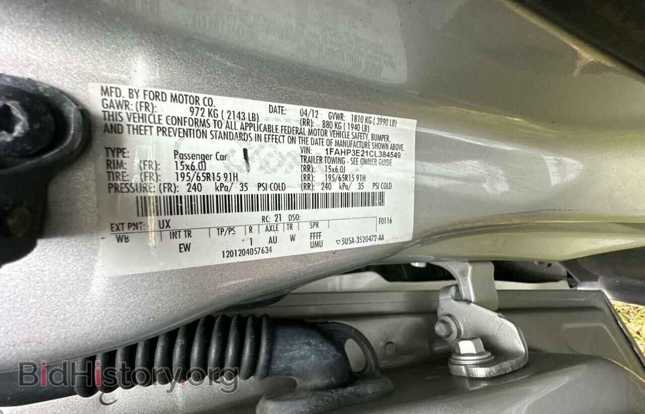 2012 FORD FOCUS - VIN: 1FAHP3E21CL384549 - Photo 10
