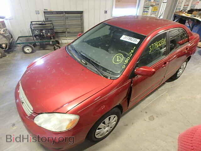 2003 TOYOTA COROLLA - VIN: 2T1BR32E13C031888 - Фото 2