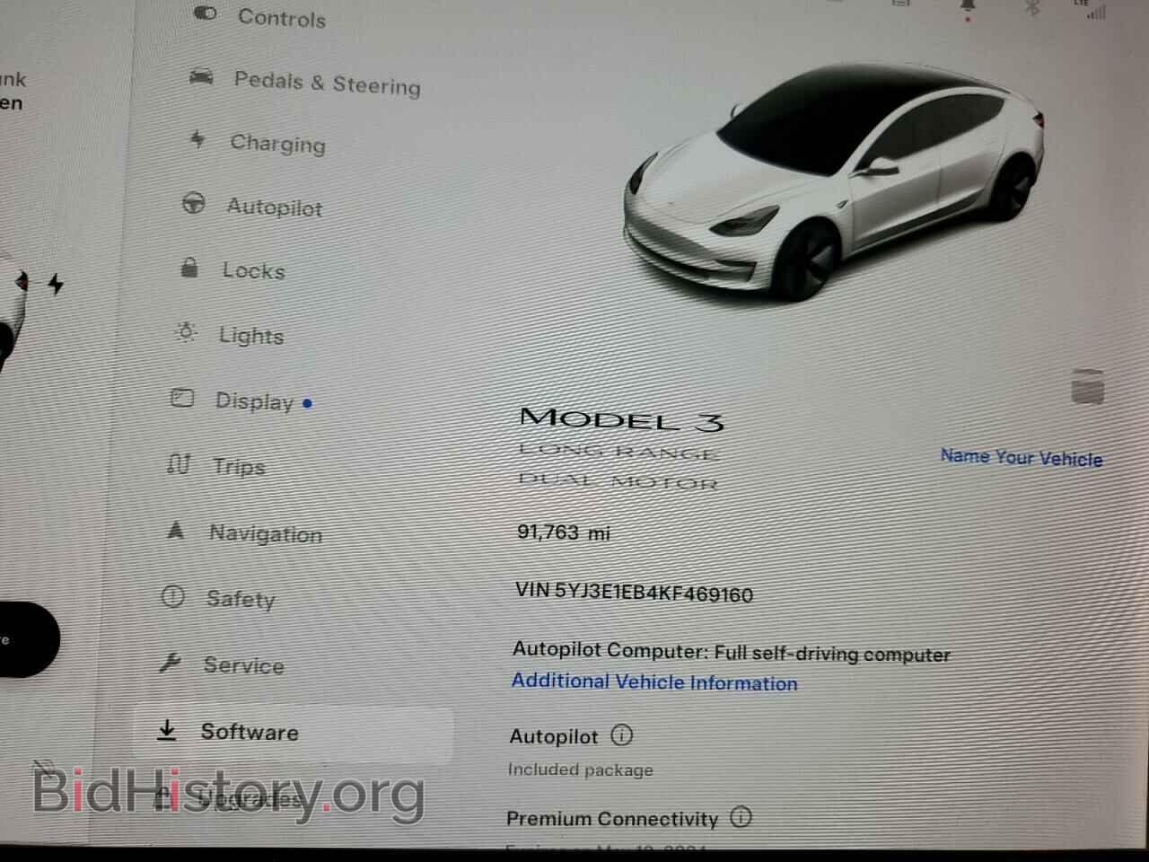 2019 TESLA MODEL 3 - VIN: 5YJ3E1EB4KF469160 - Фото 9