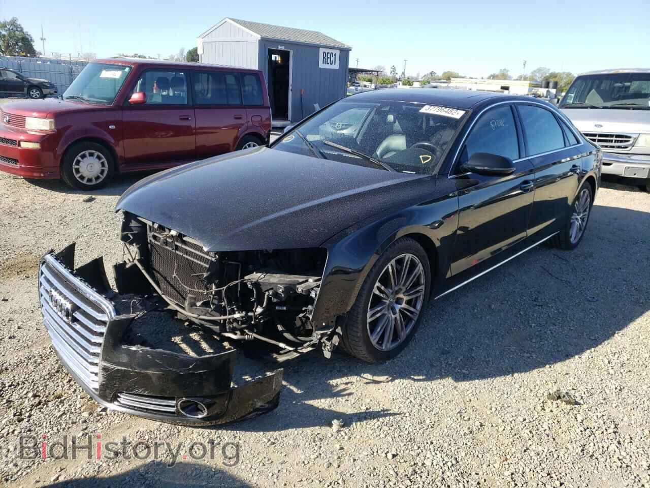 2011 AUDI A8 - VIN: WAURVAFD1BN013478 - Фото 2