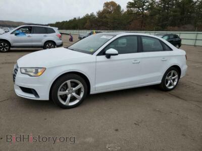 2015 Audi A3, белый — VIN WAUBFGFF4F1122369, Copart