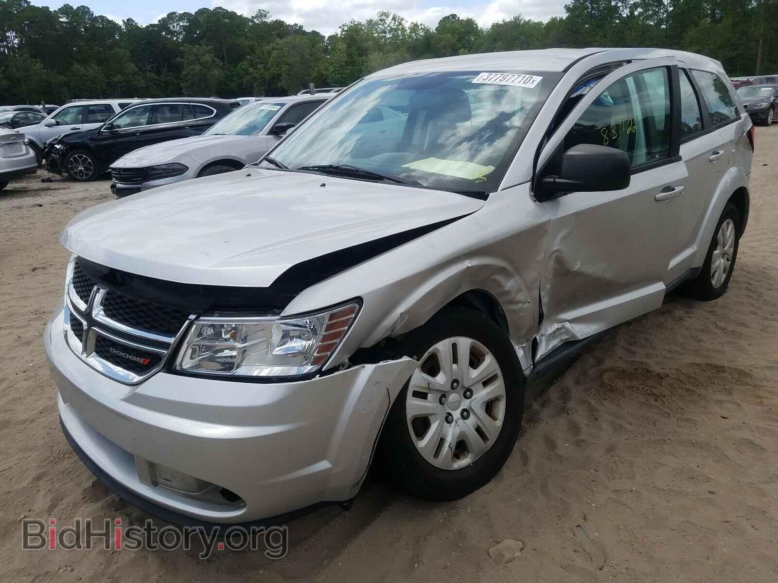 2014 DODGE JOURNEY - VIN: 3C4PDCAB2ET116816 - Фото 2