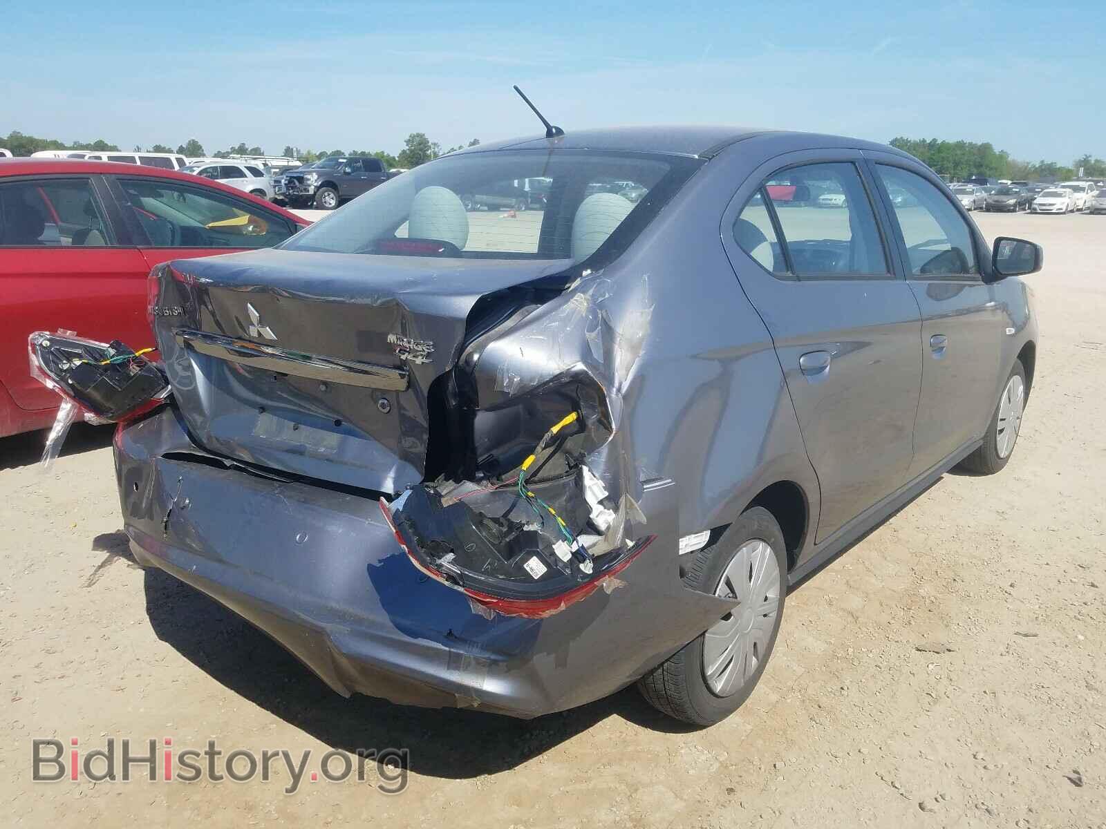 2019 MITSUBISHI MIRAGE - VIN: ML32F3FJ0KHF15096 - Фото 4