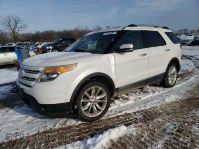 2011 Ford EXPLORER Explorer L, белый — VIN 1FMHK8F85BGA77980, Copart