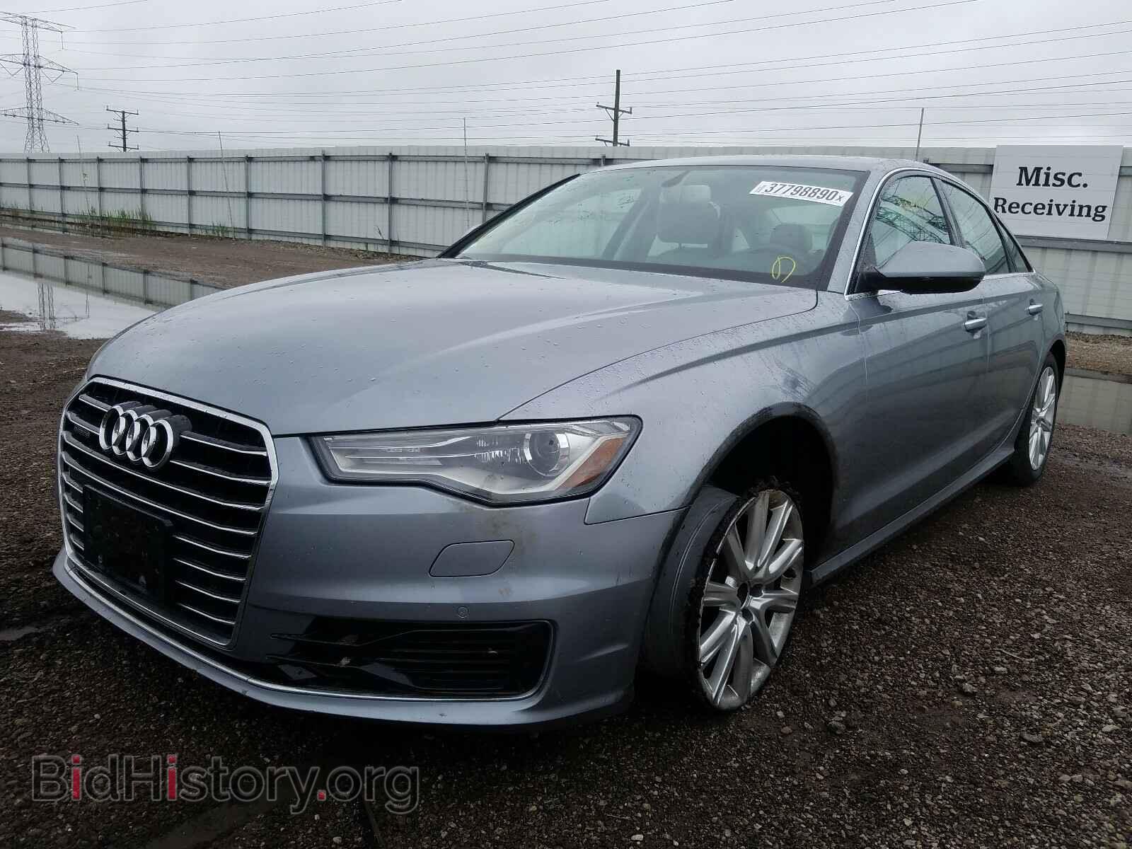 2016 AUDI A6 - VIN: WAUGFAFC5GN014054 - Фото 2