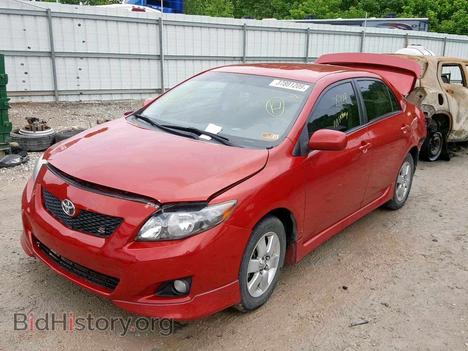 2010 TOYOTA COROLLA BA - VIN: 2T1BU4EEXAC449461 - Фото 2