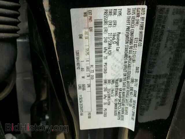 2012 FORD FOCUS - VIN: 1FAHP3K27CL140375 - Фото 10