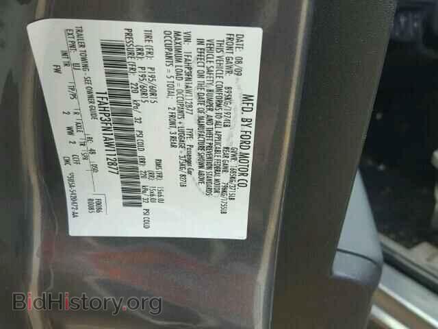 2010 FORD FOCUS - VIN: 1FAHP3FN1AW112877 - Фото 10