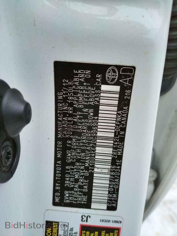 2013 TOYOTA COROLLA - VIN: 2T1BU4EE7DC996904 - Фото 10
