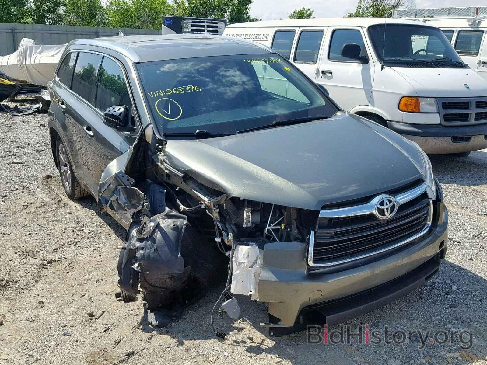 Фотография 5TDJKRFH9ES068396 - TOYOTA HIGHLANDER 2014