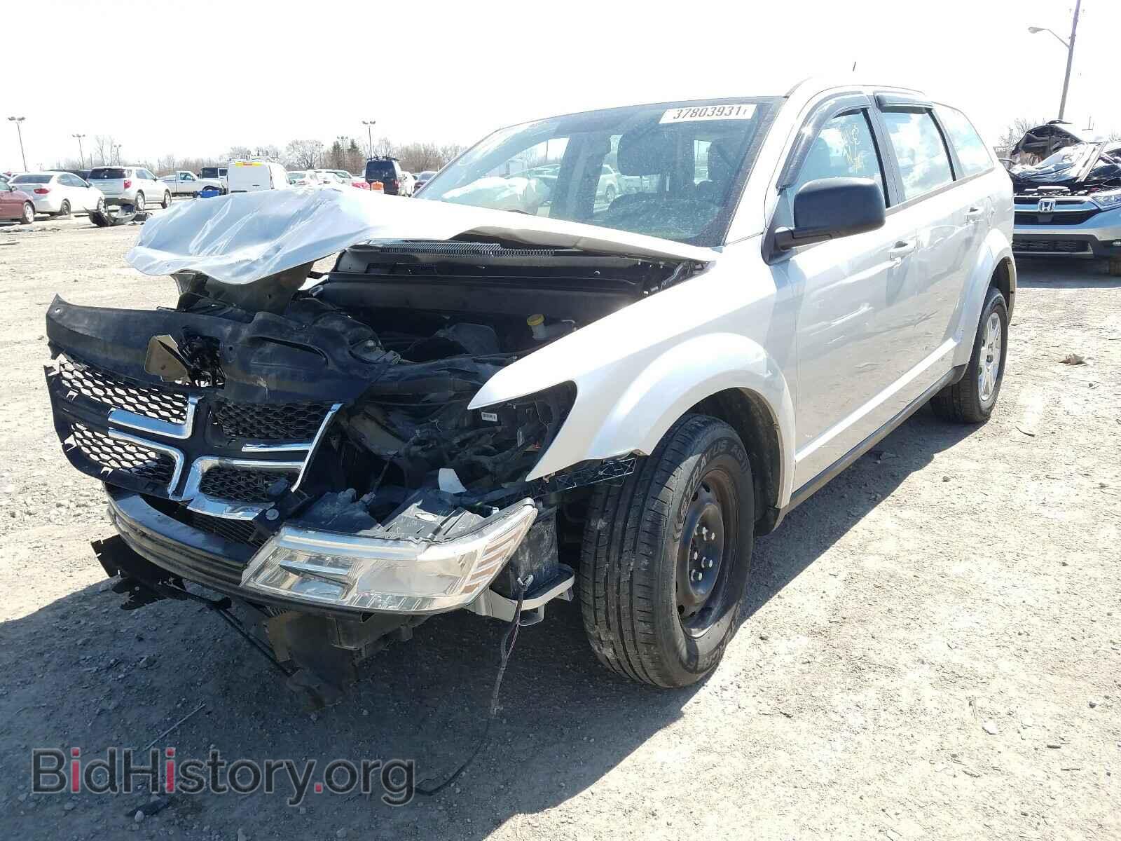 2012 DODGE JOURNEY - VIN: 3C4PDCAB1CT297064 - Фото 2