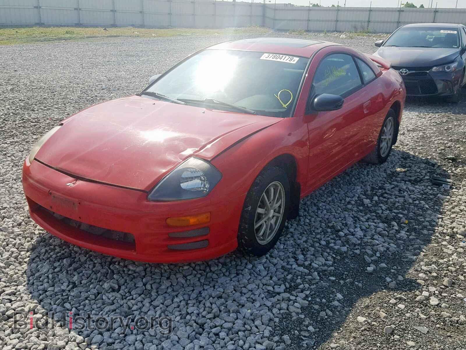 2001 MITSUBISHI ECLIPSE - VIN: 4A3AC44G91E044185 - Фото 2