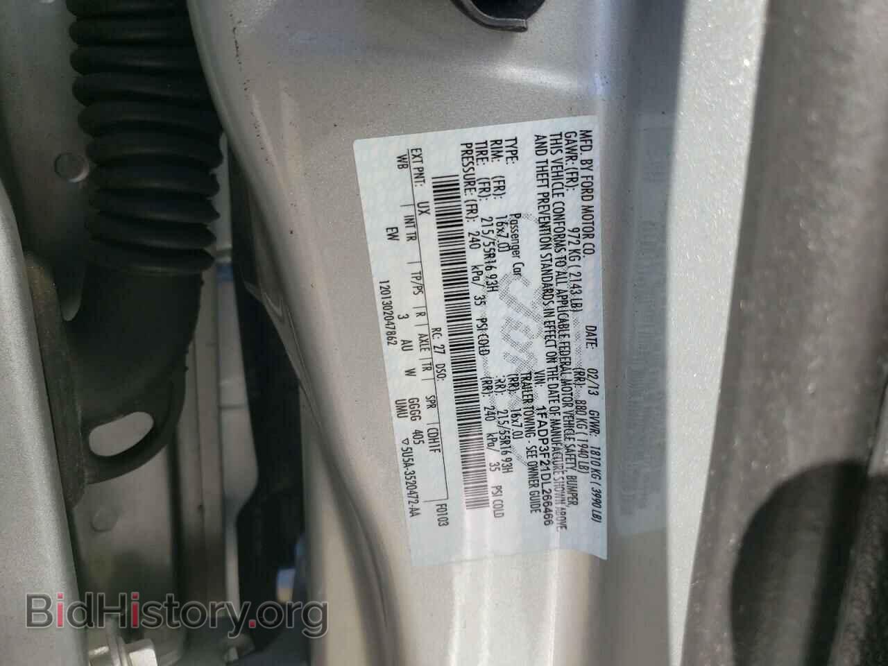 2013 FORD FOCUS - VIN: 1FADP3F21DL266466 - Photo 10