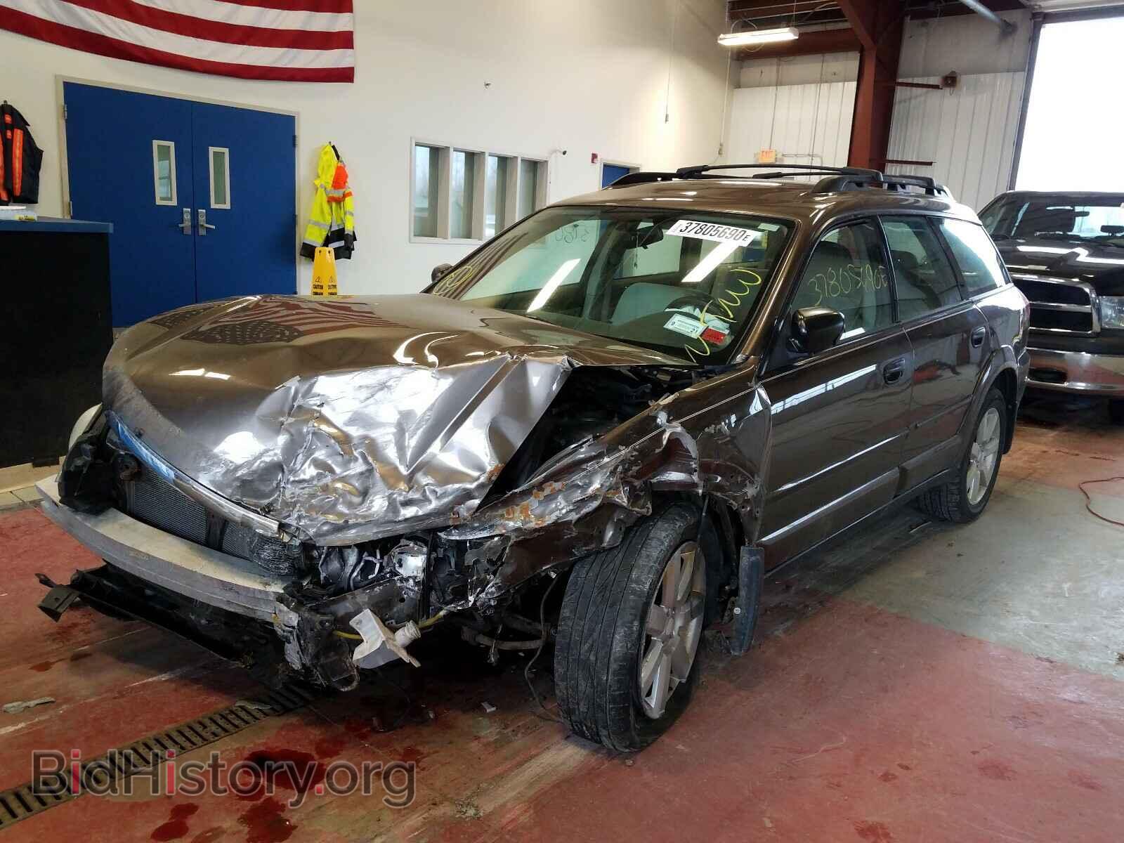 2008 SUBARU OUTBACK - VIN: 4S4BP61C787365001 - Фото 2