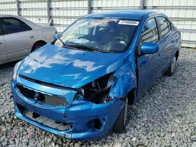 2017 MITSUBISHI MIRAGE - VIN: ML32F3FJ4HH001340 - Фото 2
