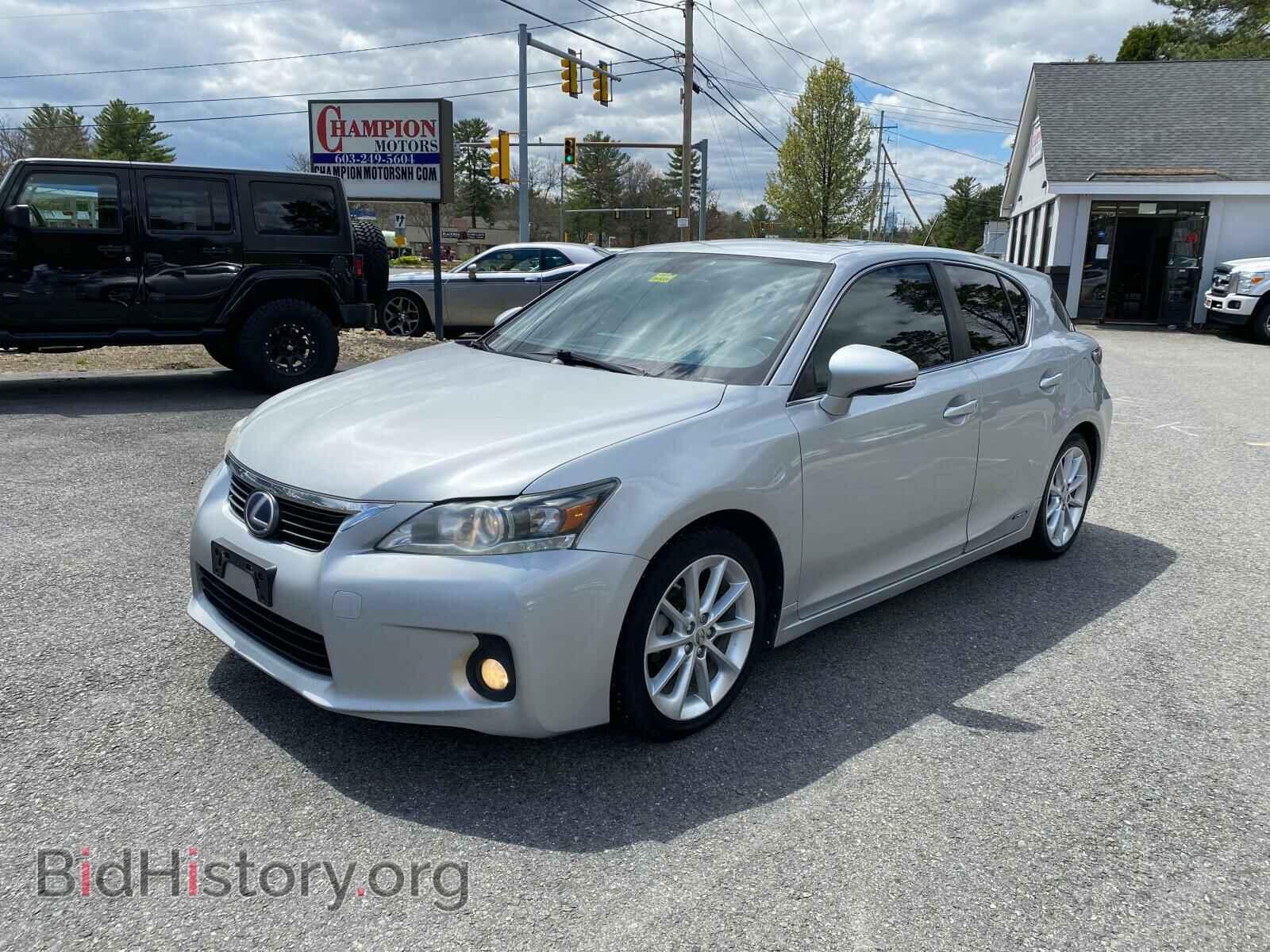 Photo JTHKD5BH9C2115362 - LEXUS CT 200 2012