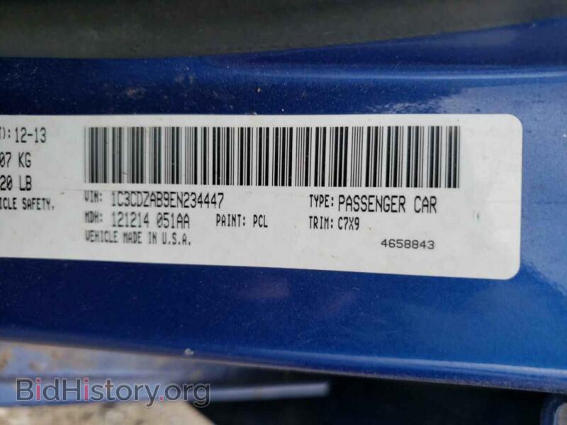 2014 Dodge AVENGER (VIN 1C3CDZAB9EN234447) — photo 10 of 10
