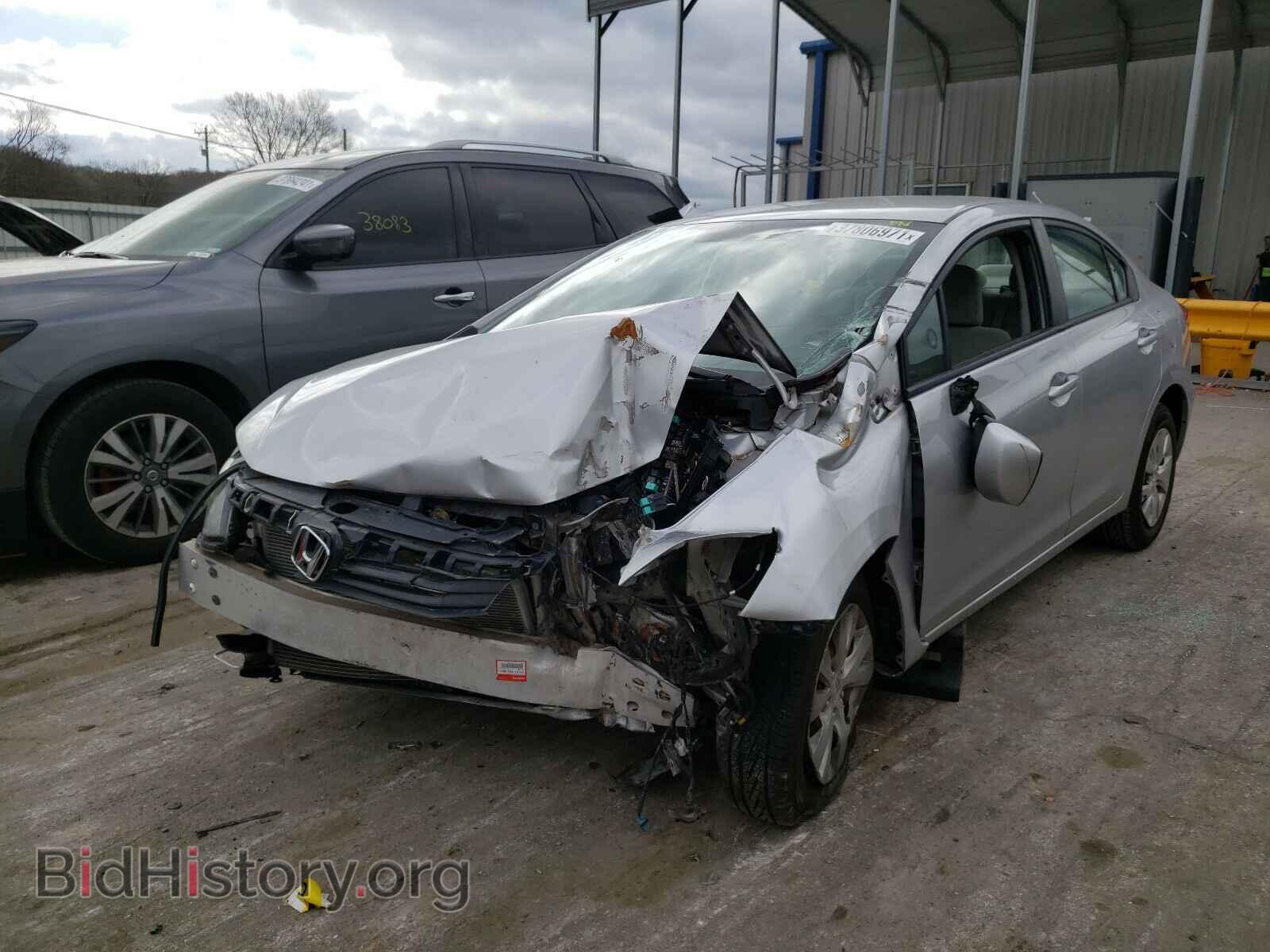 2012 HONDA CIVIC - VIN: 19XFB2E53CE005371 - Фото 2
