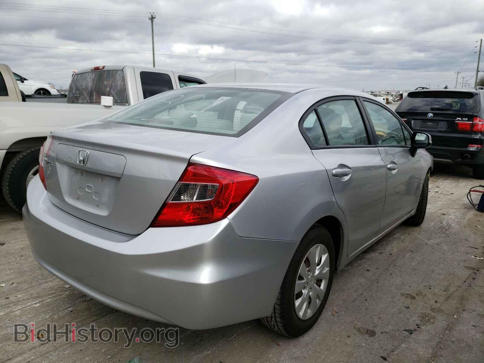 2012 HONDA CIVIC - VIN: 19XFB2E53CE005371 - Фото 4