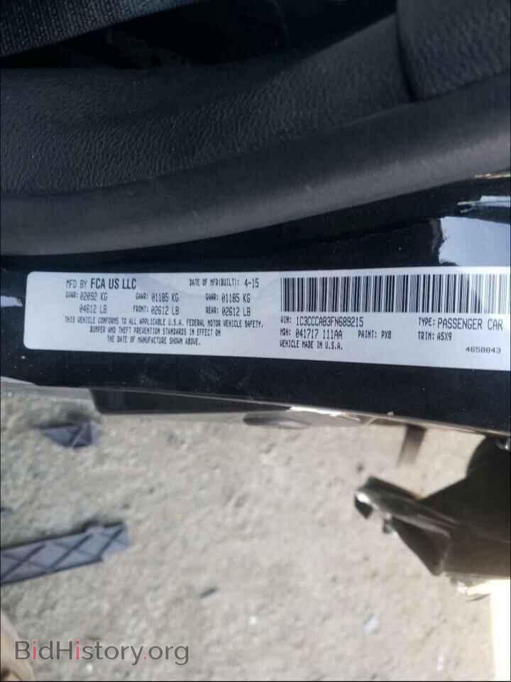 2015 CHRYSLER 200 - VIN: 1C3CCCAB3FN689215 - Фото 10