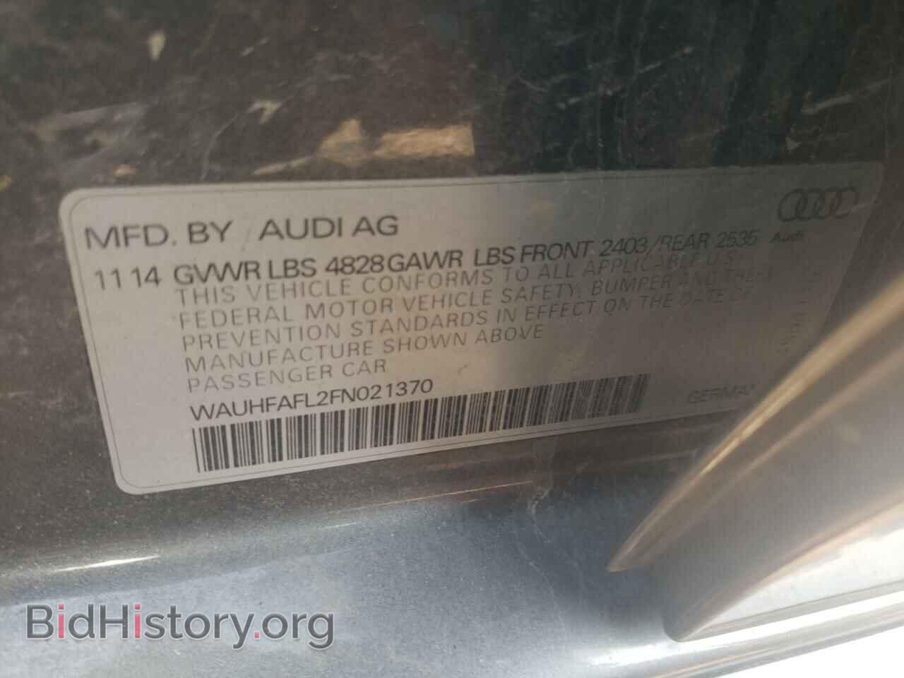 2015 AUDI A4 - VIN: WAUHFAFL2FN021370 - Фото 10