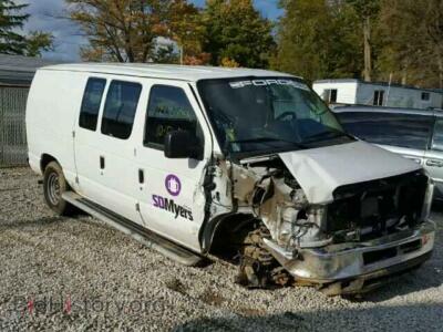 2014 Ford ECONOLINE, white — VIN 1FTNE2EW8EDA54677, Copart