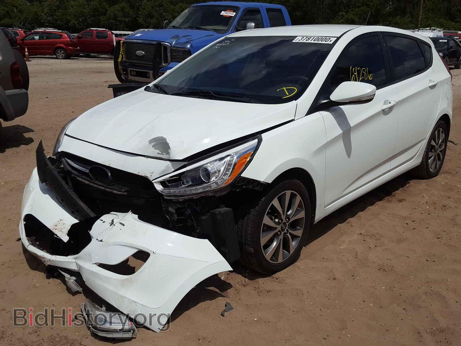 2016 HYUNDAI ACCENT - VIN: KMHCU5AE8GU265238 - Фото 2