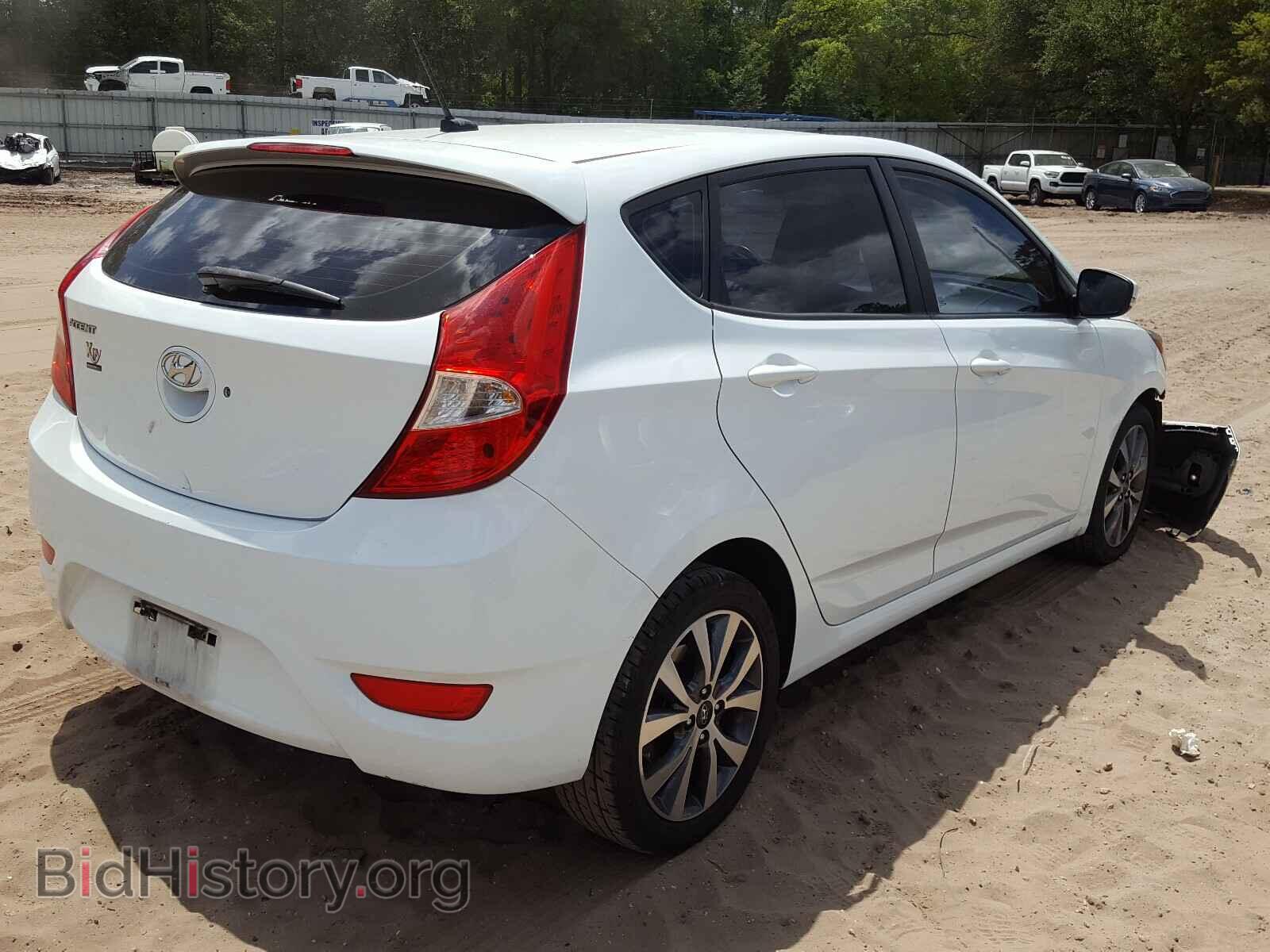 2016 HYUNDAI ACCENT - VIN: KMHCU5AE8GU265238 - Фото 4