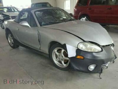 2001 Mazda MIATA Miata/LS, серебристый — VIN JM1NB353610209149, Copart