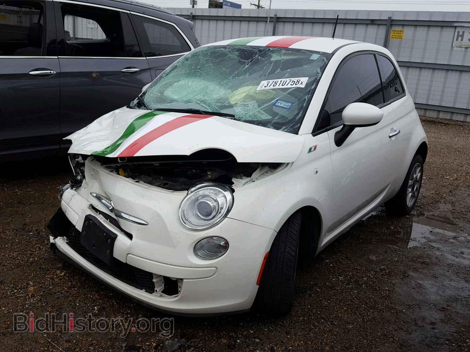 2015 FIAT 500 - VIN: 3C3CFFAR6FT500417 - Фото 2