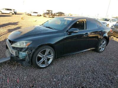 2011 Lexus IS 250, черный — VIN JTHBF5C26B5141015, Copart
