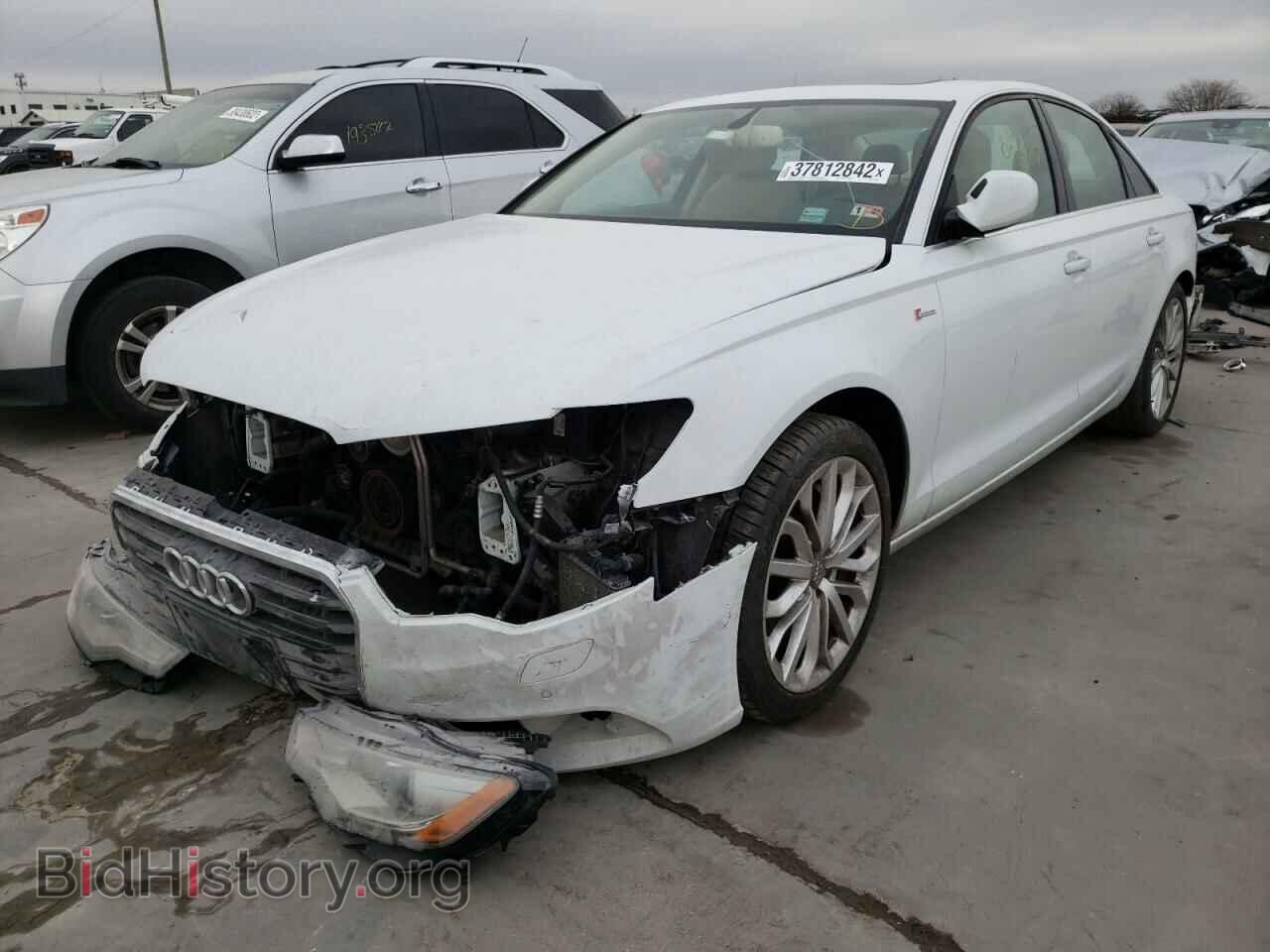 2014 AUDI A6 - VIN: WAUFGAFC6EN016868 - Фото 2