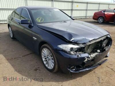 2012 BMW 5 SERIES 535 XI, синий — VIN WBAFU7C58CDU62184, Copart
