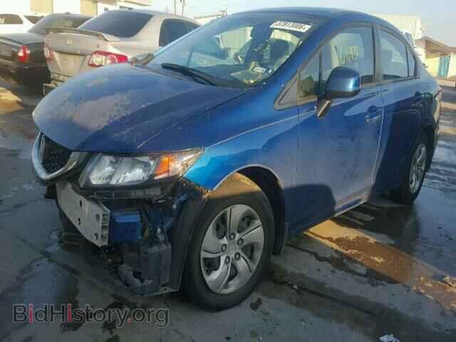 2013 HONDA CIVIC - VIN: 2HGFB2F55DH598186 - Фото 2